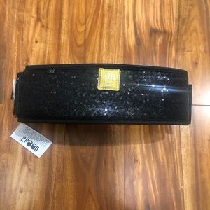 2Pood Black Sparkle Weightlifting Belt